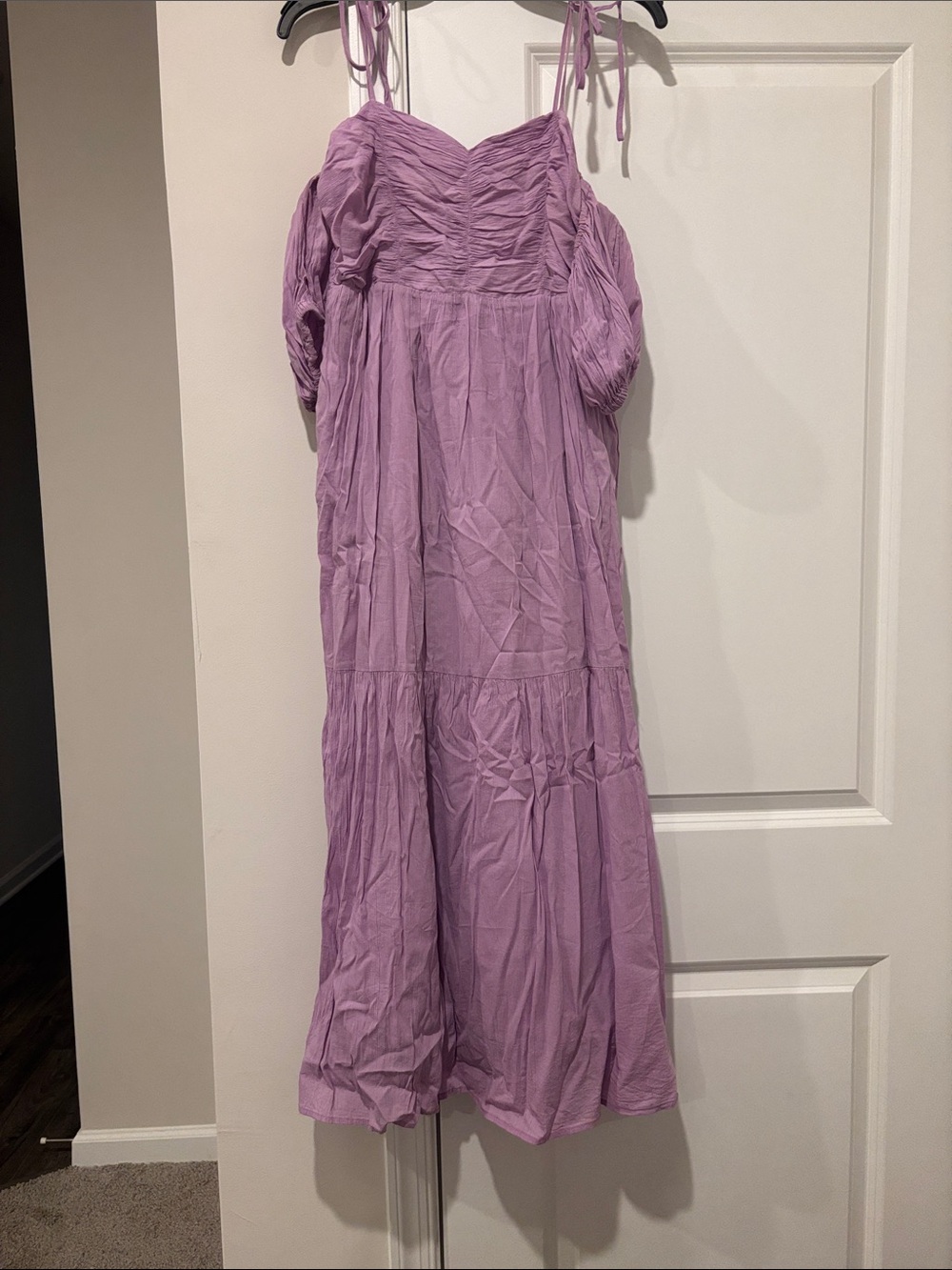Universal Thread Lilac Tie-Shoulder Maxi Dress